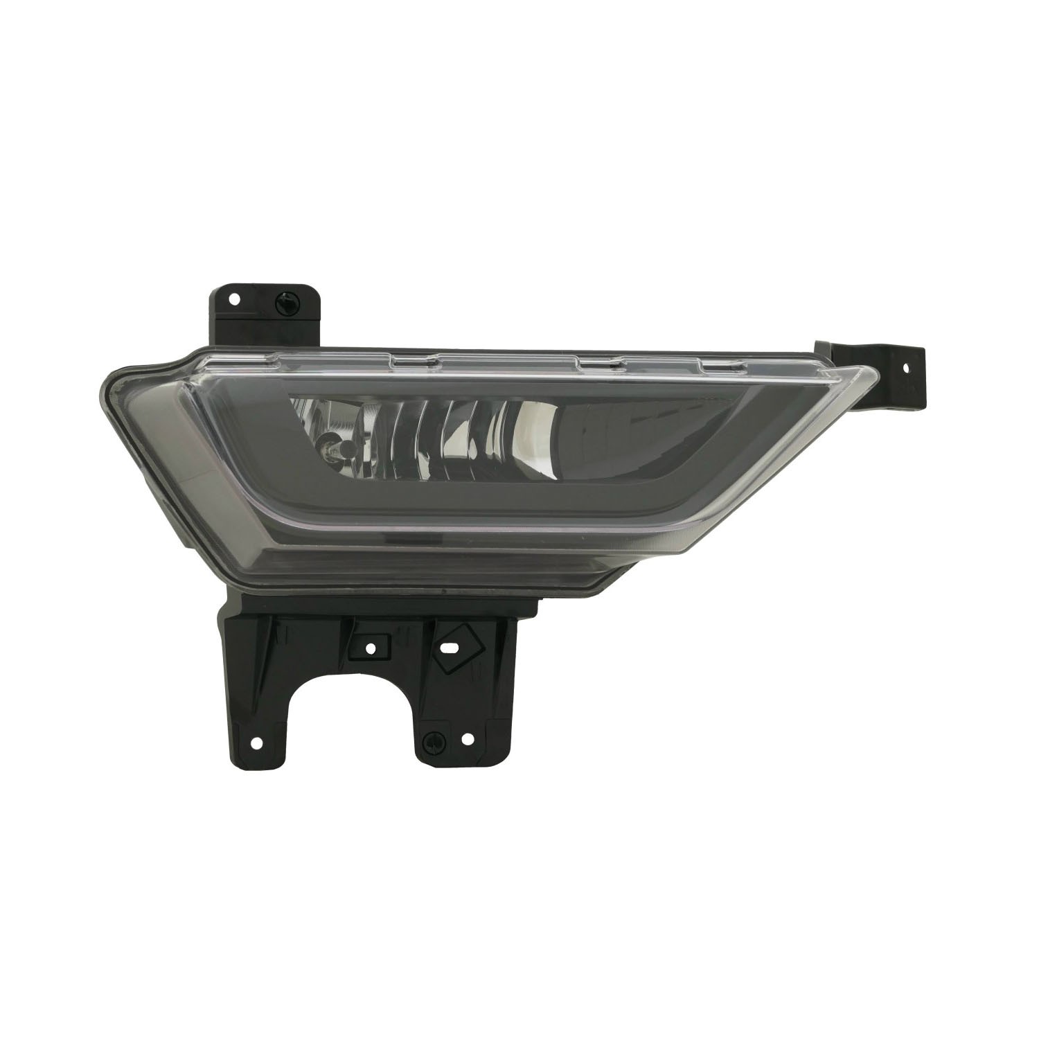 Fog Light Assembly Right From 11-16-22 Black Bezel CAPA for Ford F-150 2023