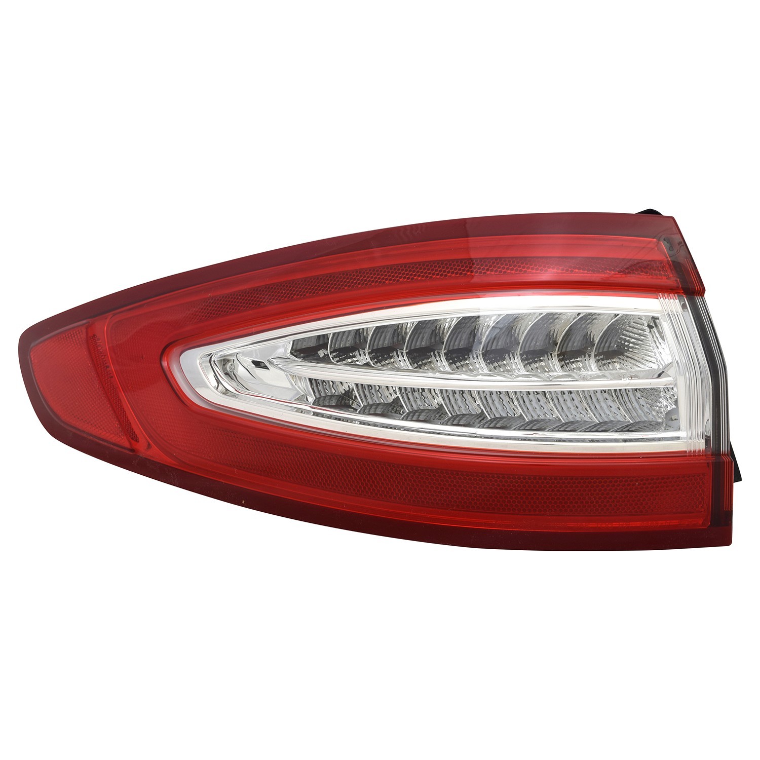 Tail Light Assembly Left Outer Titanium CAPA for Ford Fusion Energi SE Energi Titanium Titanium Hybrid 2013–2016