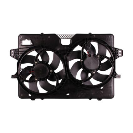 Engine Cooling Fan Assembly 2 Pin Plug Dual Fan Module for Ford Escape Mercury Mariner