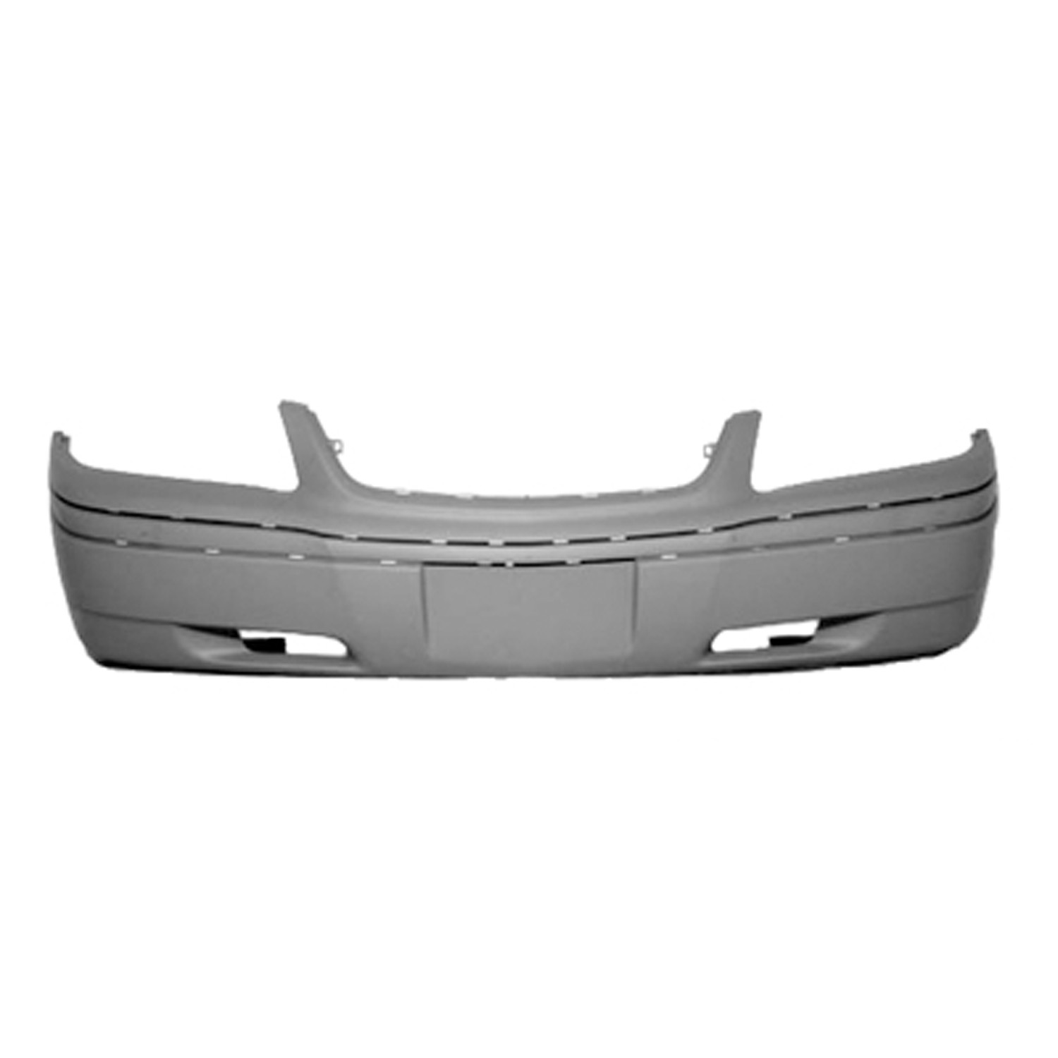 Bumper Cover Front w/o Appearance Pkg w/o Body Side Molding Primed for Chevrolet Impala Base 2000–2005