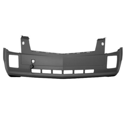 Bumper Cover Front Upper 1 Piece Bumper w/Headlamp Washer Primed CAPA for Cadillac SRX 2004–2009
