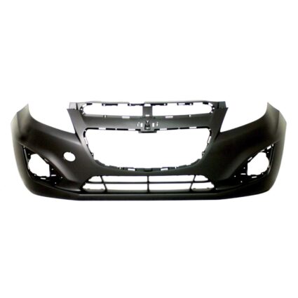 Bumper Cover Front w/o Sport Pkg w/o Fog Lamps w/Integral Lower Grille Primed for Chevrolet Spark 2013–2015