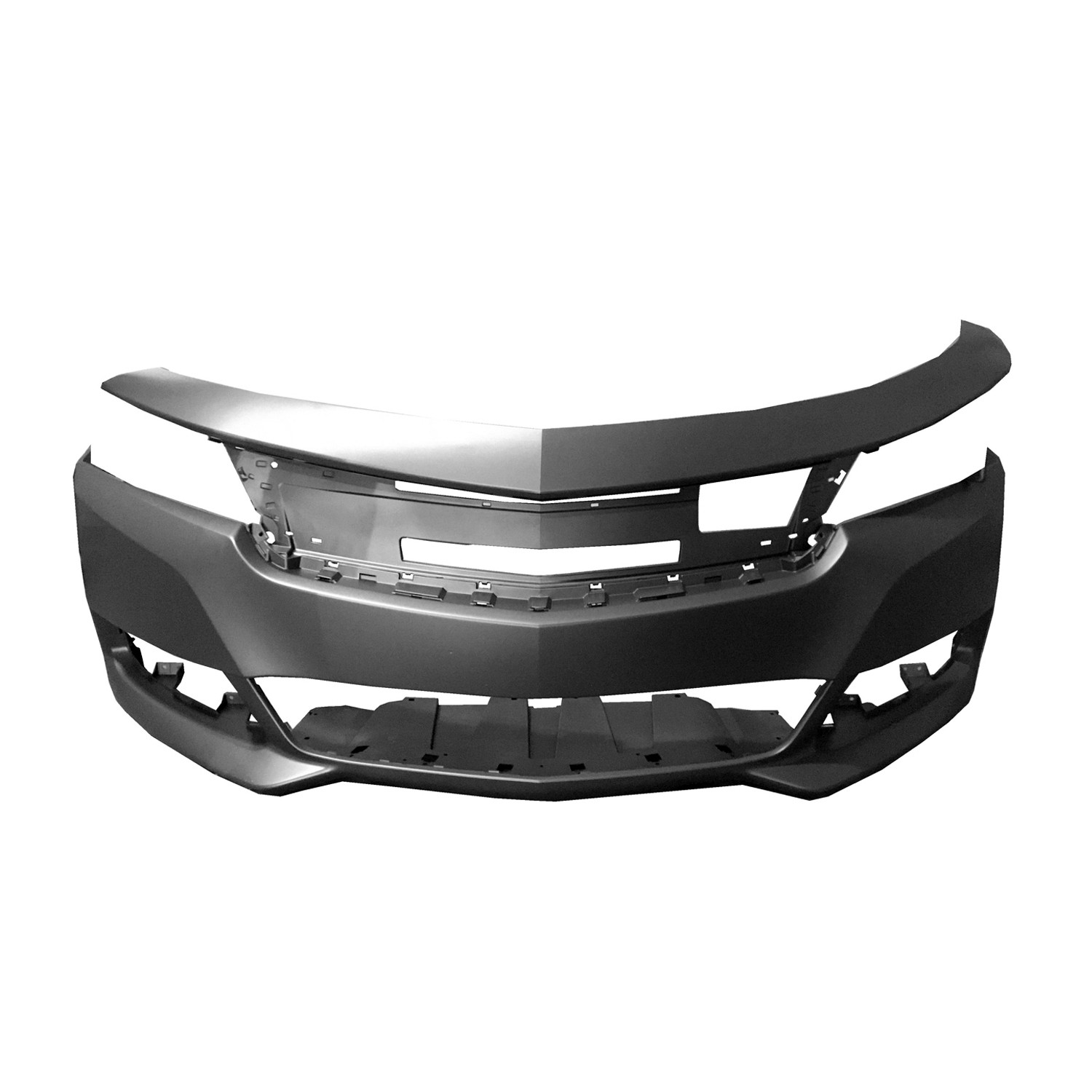 Bumper Cover Front w/Adaptive Cruise Control Primed CAPA for Chevrolet Impala LTZ 2014–2016