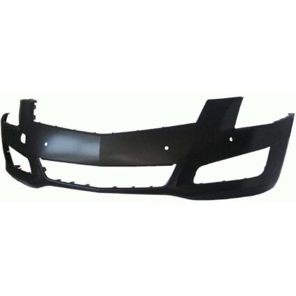 Bumper Cover Front w/Park Assist w/o Collision Warning w/o Headlamp Washers Primed CAPA for Cadillac ATS Base Premium Sport Premium Luxury Performance 2013–2014
