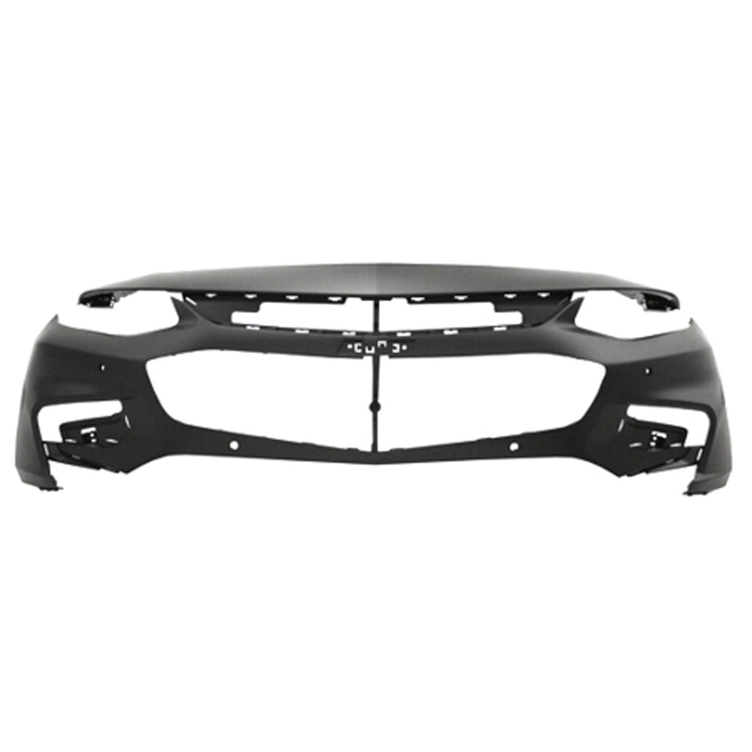 Bumper Cover Front w/LED DRL w/Park Assist w/Parallel Park Assist Primed CAPA for Chevrolet Malibu Premier LT 2016–2018