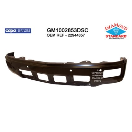 Bumper Face Bar Front w/Fog Lamps w/Parking Aid Sensors CAPA for Chevrolet Silverado 1500 2014–2015