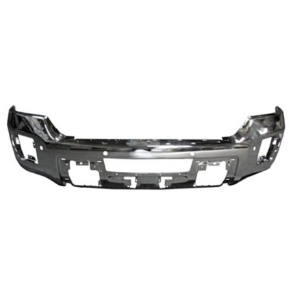 Bumper Face Bar Front w/Parking Aid Sensors Chrome for GMC Sierra 2500 HD Sierra 3500 HD