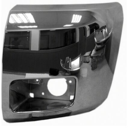 Bumper Extension Front Left Outer w/Fog Lamps Chrome CAPA for Chevrolet Silverado 1500 2007–2013