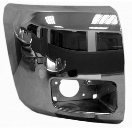 Bumper Extension Front Right Outer w/Fog Lamps Chrome for Chevrolet Silverado 1500 2007–2013