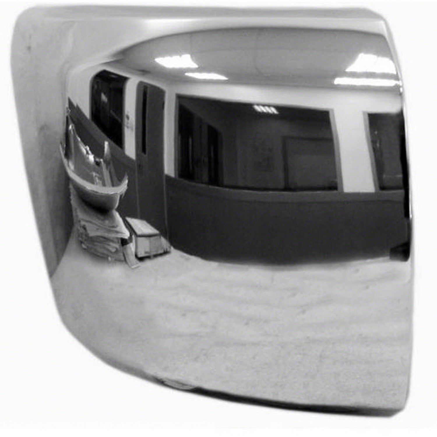 Bumper Extension Front Right Outer w/o Fog Lamps Chrome CAPA for Chevrolet Silverado 1500 2012–2013