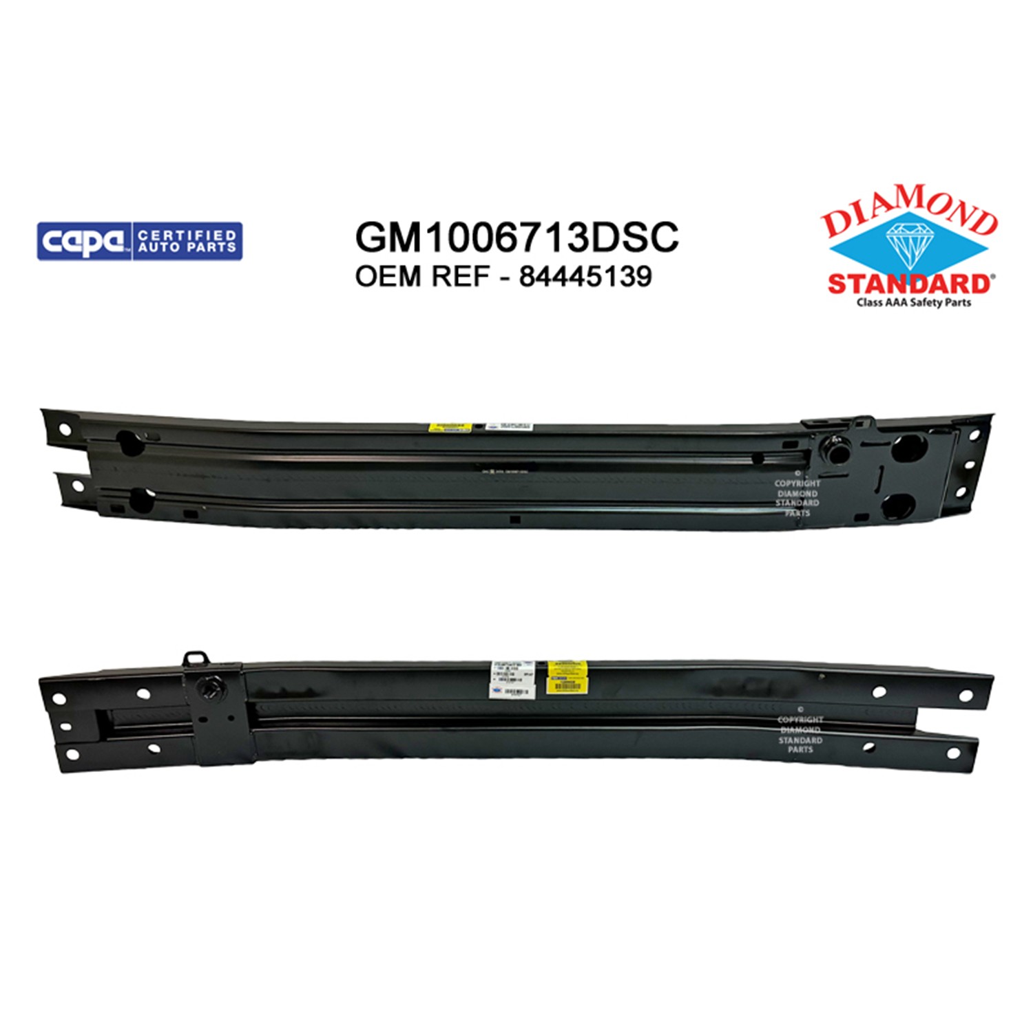 Bumper Cover Reinforcement Front w/Towing Pkg CAPA for Chevrolet Traverse RS Premier LT High Country True North 2018–2021
