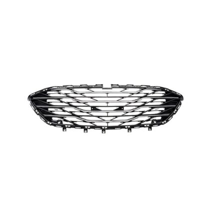 Bumper Cover Grille Front w/Park Assist System Black for Chevrolet Malibu Premier 2019–2022