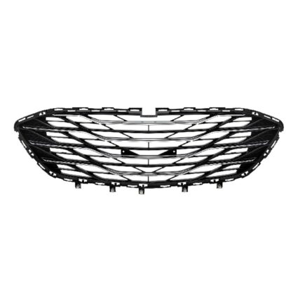 Bumper Cover Grille Front w/o Park Assist System Black for Chevrolet Malibu 2019–2023