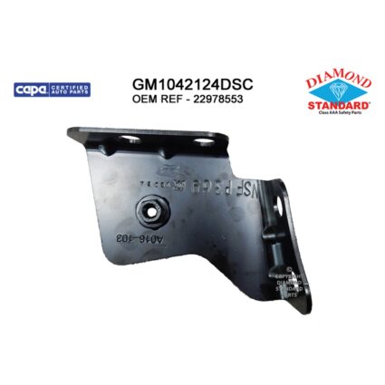 Bumper Cover Support Front Left Outer CAPA for Chevrolet Silverado 2500 HD 2015–2019