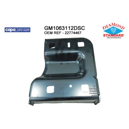 Bumper Support Front Right Bracket CAPA for Chevrolet Silverado 2500 HD Silverado 3500 HD GMC Sierra 2500 HD Sierra 3500 HD