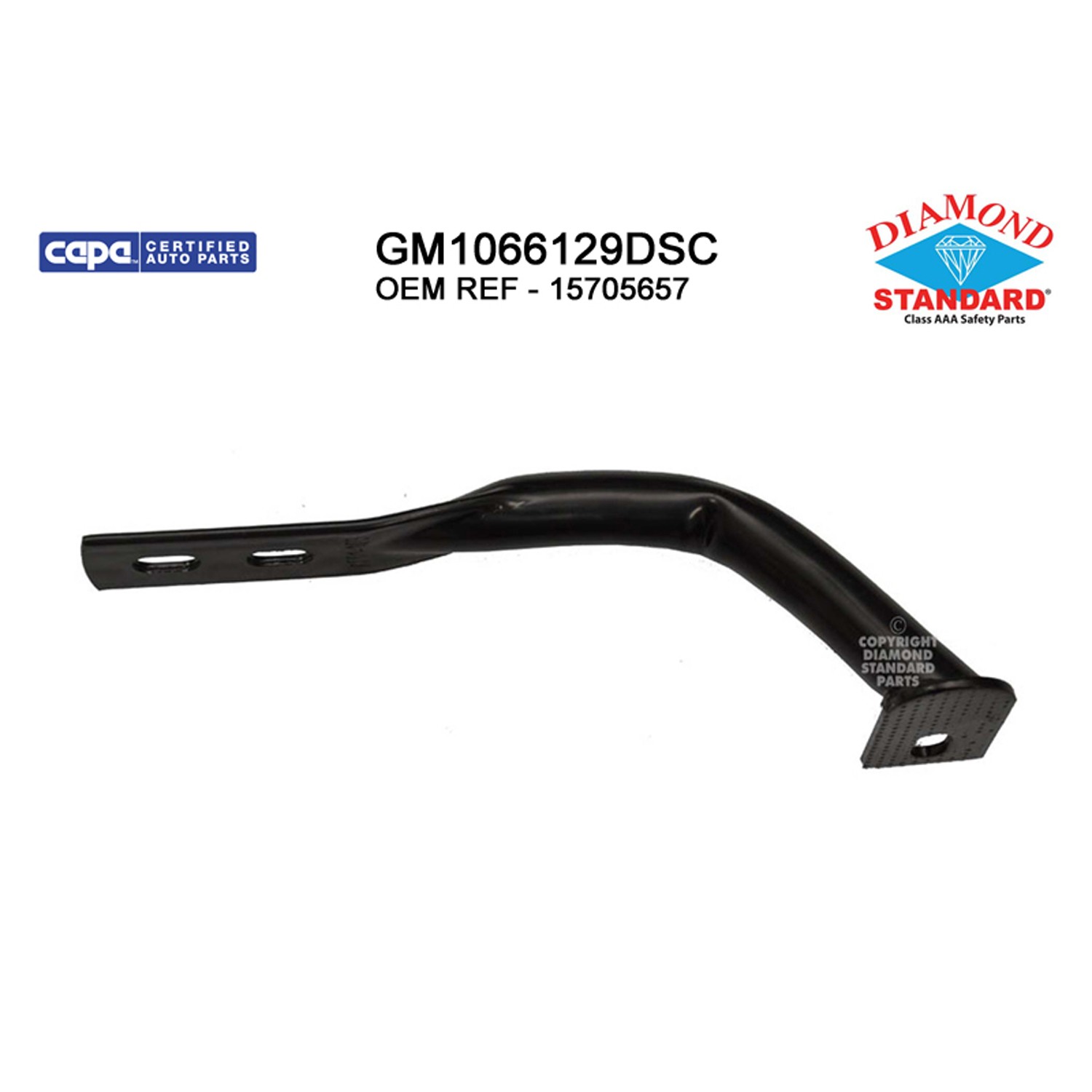 Bumper Bracket Front Left 1500 Denali Outer Bar Brace CAPA for Cadillac Escalade Escalade ESV Escalade EXT Chevrolet Silverado 1500 Suburban 1500 Suburban 2500 Tahoe GMC Sierra 1500 Yukon Yukon XL 1500