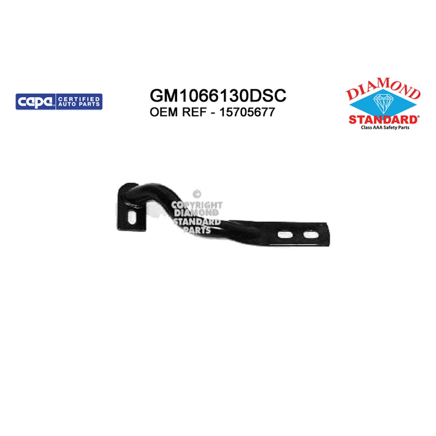 Bumper Bracket Front Left 2500 Outer Bar Brace CAPA for Chevrolet Silverado 2500 Silverado 3500 Suburban 1500 Suburban 2500 GMC Sierra 2500 Sierra 3500 Yukon XL 2500