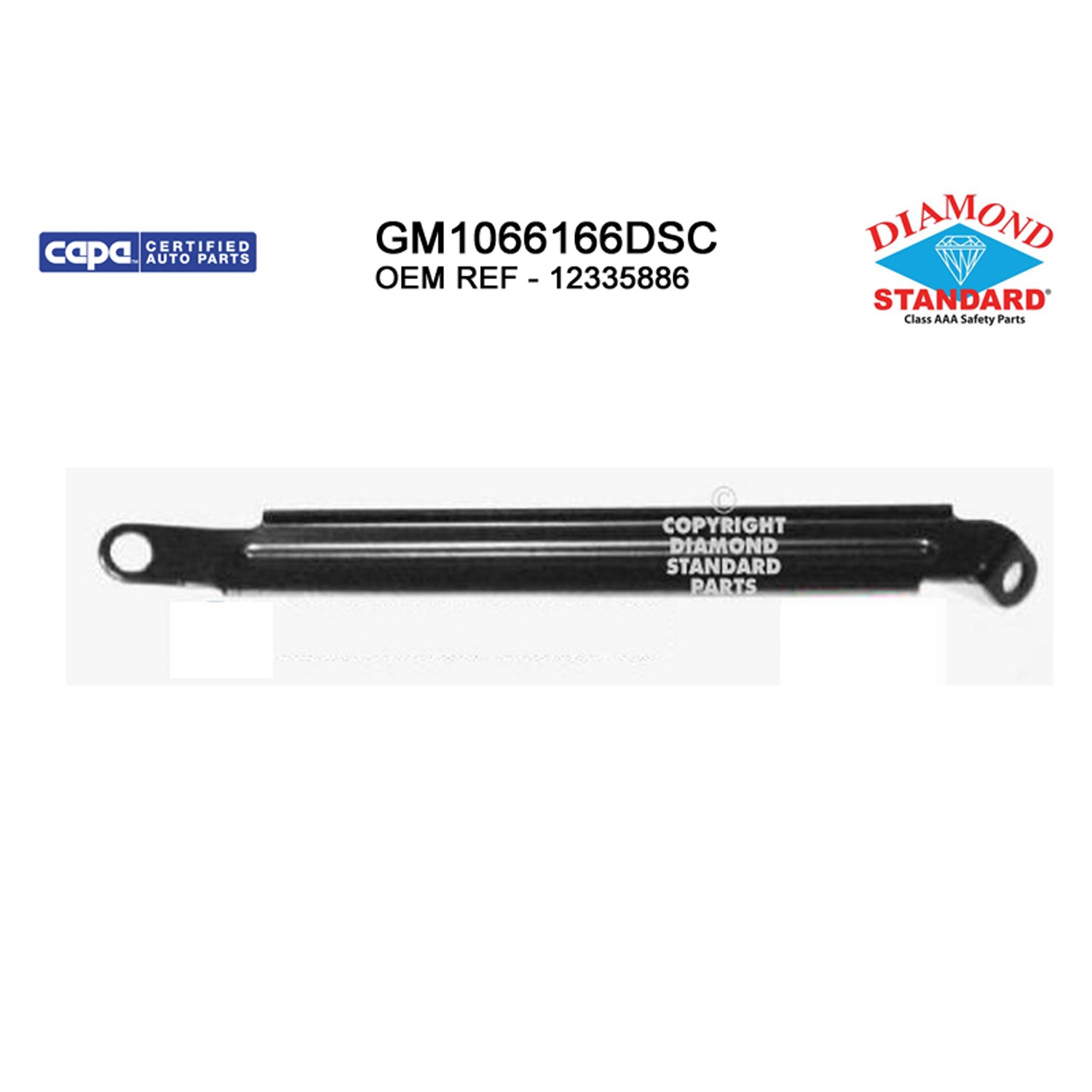 Bumper Bracket Front Left Inner Brace CAPA for GMC Sierra 1500 Sierra 1500 Classic