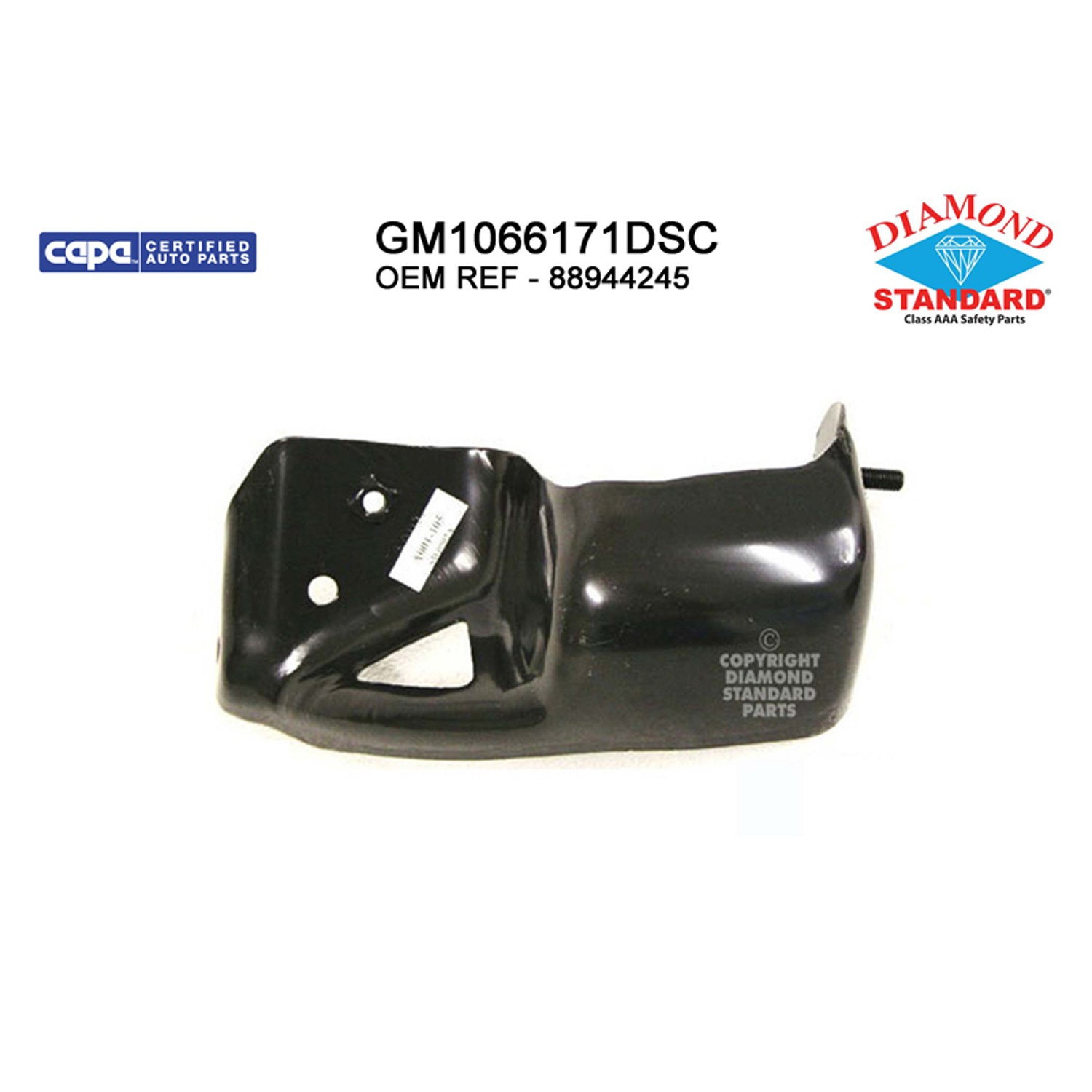 Bumper Bracket Front Left Outer Brace CAPA for Chevrolet Silverado 1500 Suburban 1500 Suburban 2500 Tahoe