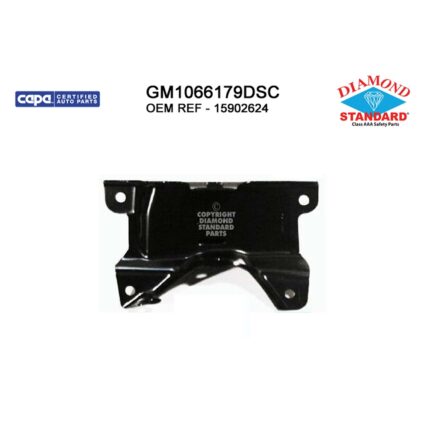 Bumper Bracket Front Left Outer Brace CAPA for Chevrolet Silverado 1500 2007–2013