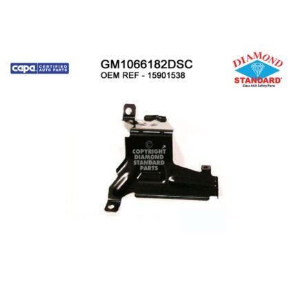 Bumper Bracket Front Left Outer CAPA for GMC Sierra 1500 2007–2013