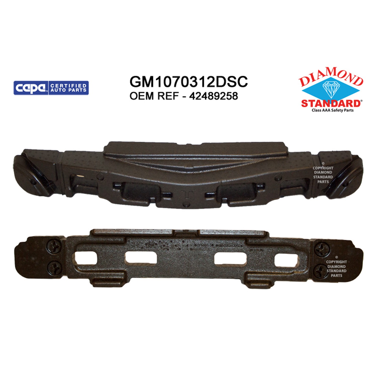 Bumper Impact Absorber Assembly Front CAPA for Buick Encore 2013–2016