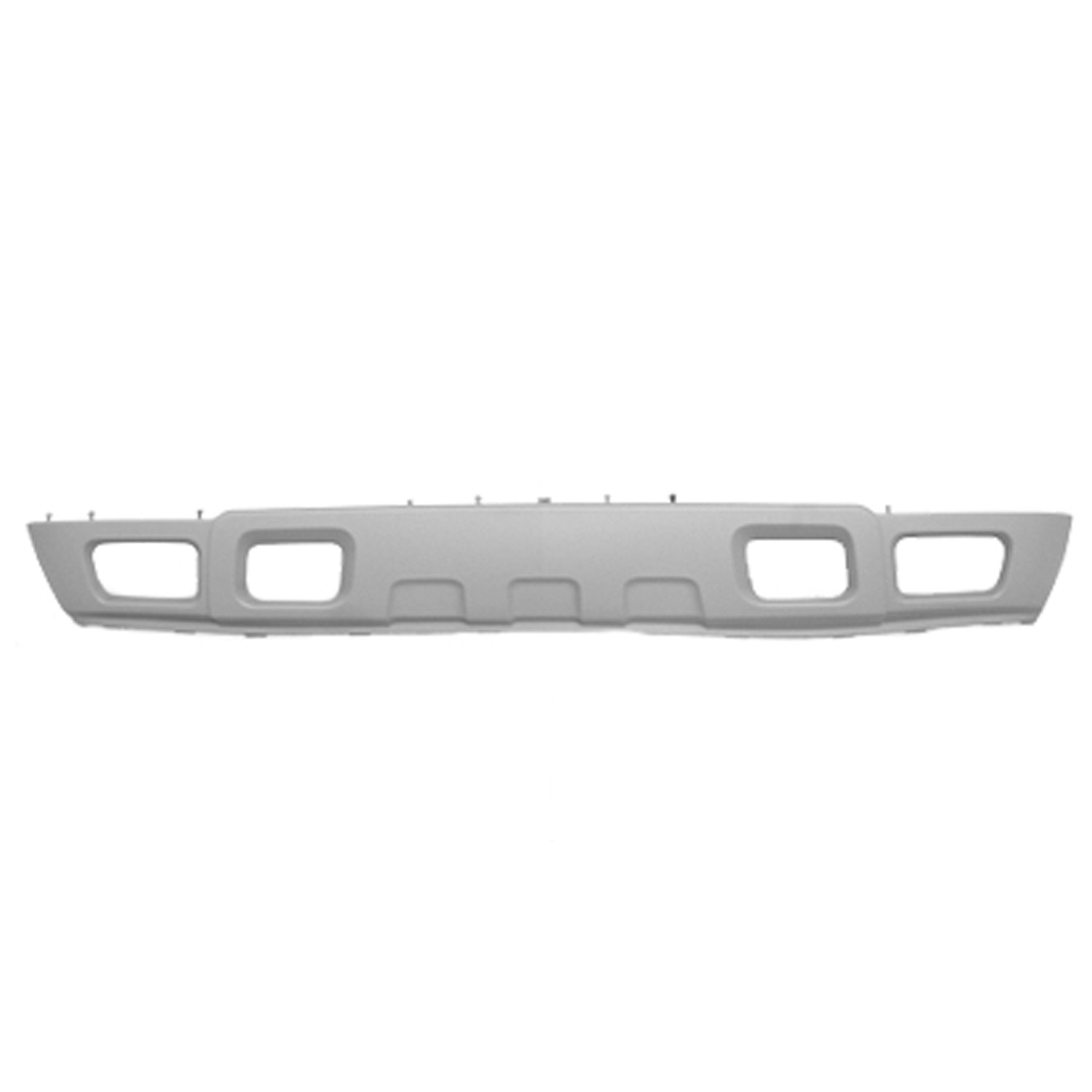 Bumper Deflector Front w/Fog Lamps Light Gray CAPA for Chevrolet Silverado 1500 Silverado 1500 Classic Silverado 2500 Silverado 2500 HD Silverado 2500 HD Classic Silverado 3500 Silverado 3500 Classic
