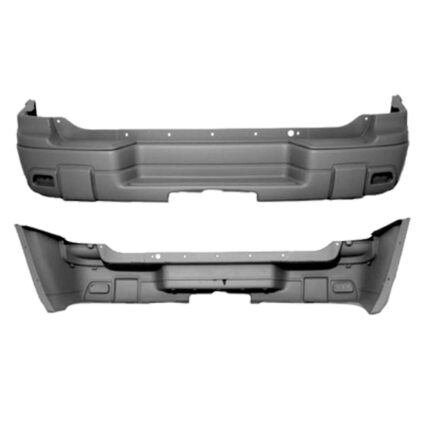 Bumper Cover Rear Smooth Finish Primed for Chevrolet Trailblazer LS 2002–2007