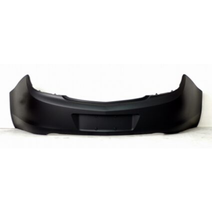 Bumper Cover Rear w/o Parking Sensors w/o Tow Hook Hole Primed CAPA for Buick Regal CXL Base Premium 2011–2013