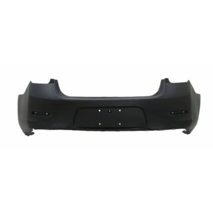 Bumper Cover Rear w/Rear Vision Cam w/o Park Sensors w/o Side Object Sensors Dual Exhaust Primed CAPA for Chevrolet Malibu Malibu Limited