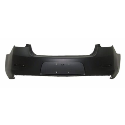 Bumper Cover Rear w/o Side Object Sensors w/Rear Vision Camera w/o Parking Sensors Primed CAPA for Chevrolet Malibu Malibu Limited