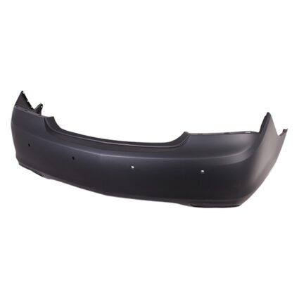 Bumper Cover Rear Dual Exhaust w/Park Assist System w/o Side Object Sensor Primed CAPA for Buick LaCrosse 2014–2016