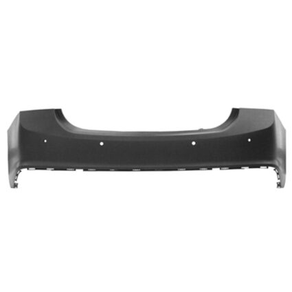Bumper Cover Rear w/BLIS w/Park Sensors w/o Parallel Park Assist Primed CAPA for Chevrolet Malibu Hybrid 2016–2018
