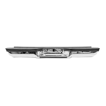 Bumper Assembly Rear Includes Pads/Brackets/Hardware/License Lamp Chrome CAPA for Chevrolet C1500 C2500 C3500 K1500 K2500 K3500 GMC C1500 C2500 C3500 K1500 K2500 K3500