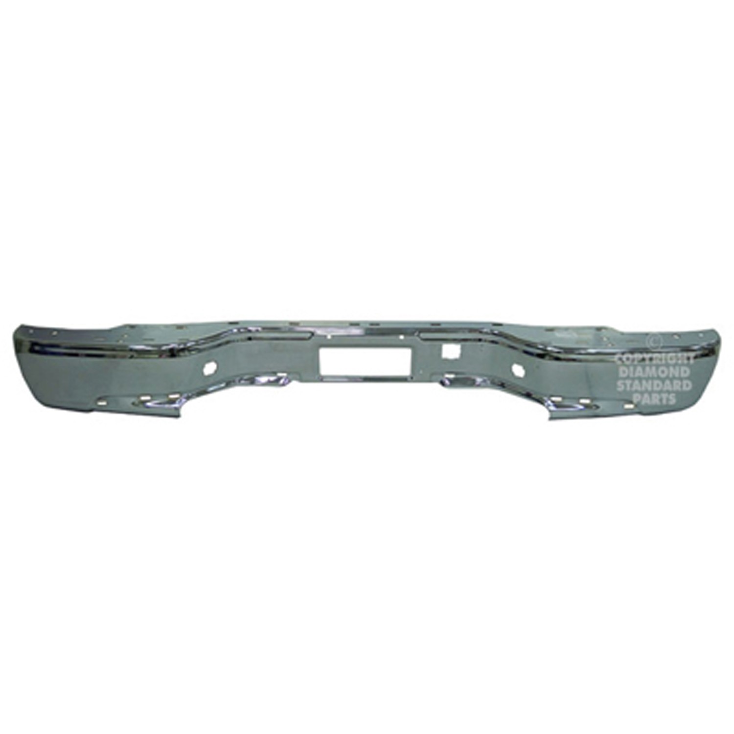 Bumper Cover Rear w/o Body Cladding Chrome for Chevrolet Avalanche 1500 Avalanche 2500 Silverado 1500 Silverado 2500 Silverado 2500 HD Silverado 3500 Suburban 1500 Suburban 2500 Tahoe GMC Sierra 1500 Sierra 2500 Sierra 2500 HD Sierra 3500 Yukon Yukon XL 1500 Yukon XL 2500
