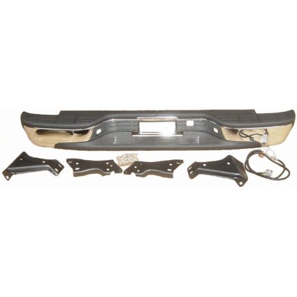 Bumper Assembly Rear Step Bumper Chrome for Chevrolet Silverado 1500 Silverado 1500 Classic GMC Sierra 1500 Sierra 1500 Classic