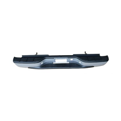 Bumper Assembly Rear Step Bumper w/Brackets/Pads/Lamps Primed CAPA for Chevrolet Silverado 2500 HD Silverado 2500 HD Classic Silverado 3500 Silverado 3500 Classic GMC Sierra 2500 HD Sierra 2500 HD Classic Sierra 3500 Sierra 3500 Classic