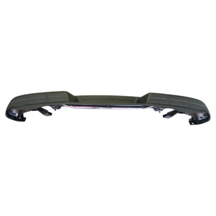 Bumper Assembly Rear w/o Object Sensor Includes Pad/Brackets/End Caps Chrome CAPA for Chevrolet Express 1500 Express 2500 Express 3500 GMC Savana 1500 Savana 2500 Savana 3500