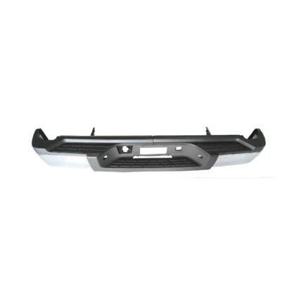 Bumper Assembly Rear w/o Rear Object Sensor Chrome CAPA for Chevrolet Silverado 2500 HD Silverado 3500 HD GMC Sierra 2500 HD Sierra 3500 HD
