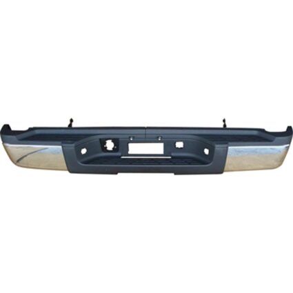 Bumper Assembly Rear w/o Rear Object Sensor Chrome for Chevrolet Silverado 2500 HD Silverado 3500 HD GMC Sierra 2500 HD Sierra 3500 HD