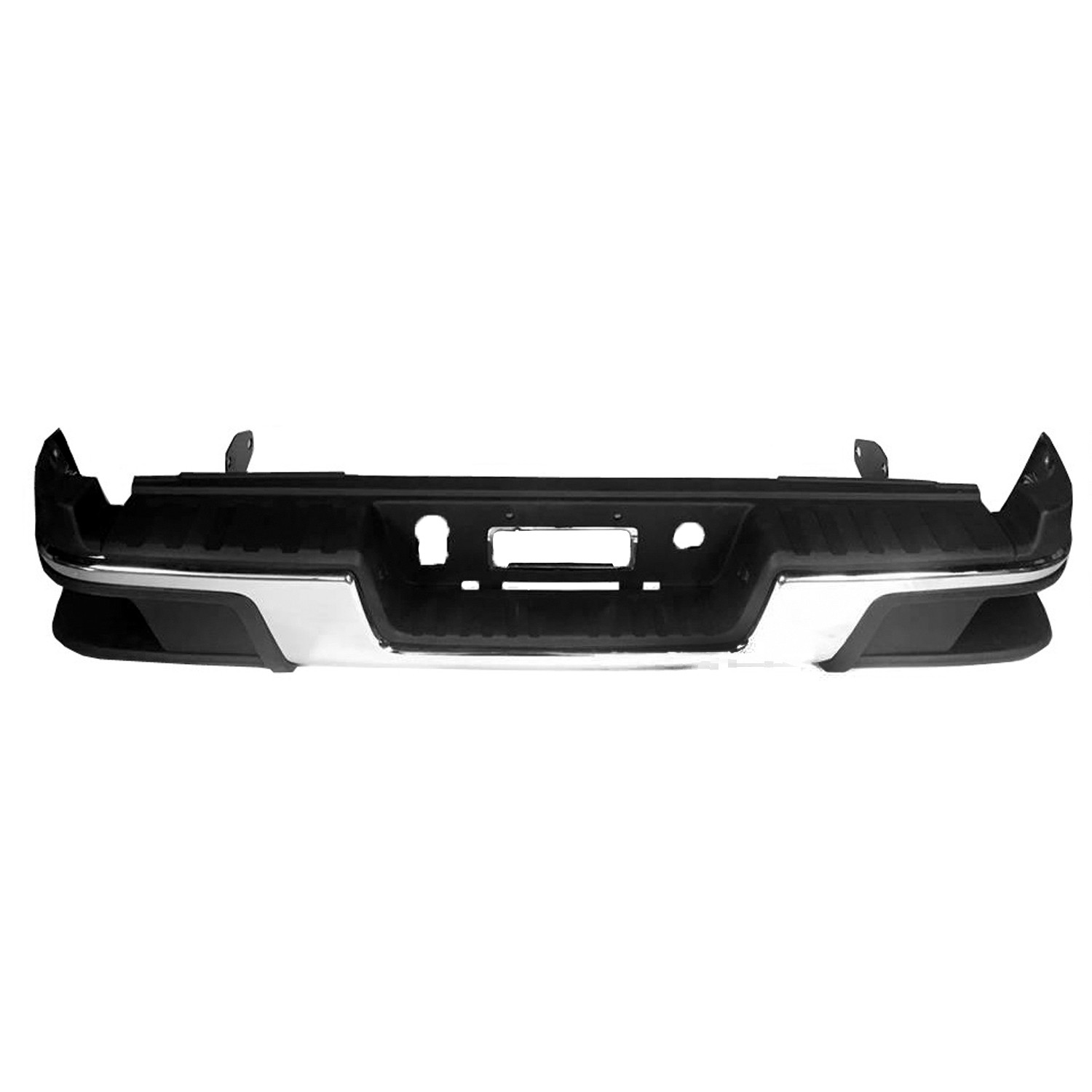 Bumper Assembly Rear w/o Parking Sensors Chrome for Chevrolet Colorado GMC Canyon