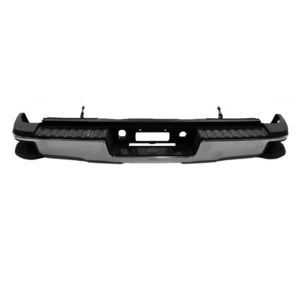 Bumper Assembly Rear Single Rear Wheels w/o Hitch Bar w/o Park w/o Harness Chrome for Chevrolet Silverado 2500 HD Silverado 3500 HD GMC Sierra 2500 HD Sierra 3500 HD