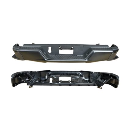 Bumper Assembly Rear w/o Park Assist Sensors Black for Chevrolet Colorado GMC Canyon