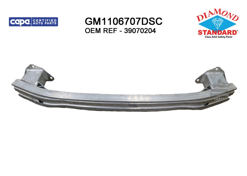Bumper Cover Reinforcement Rear CAPA for Chevrolet Cruze 2016–2019