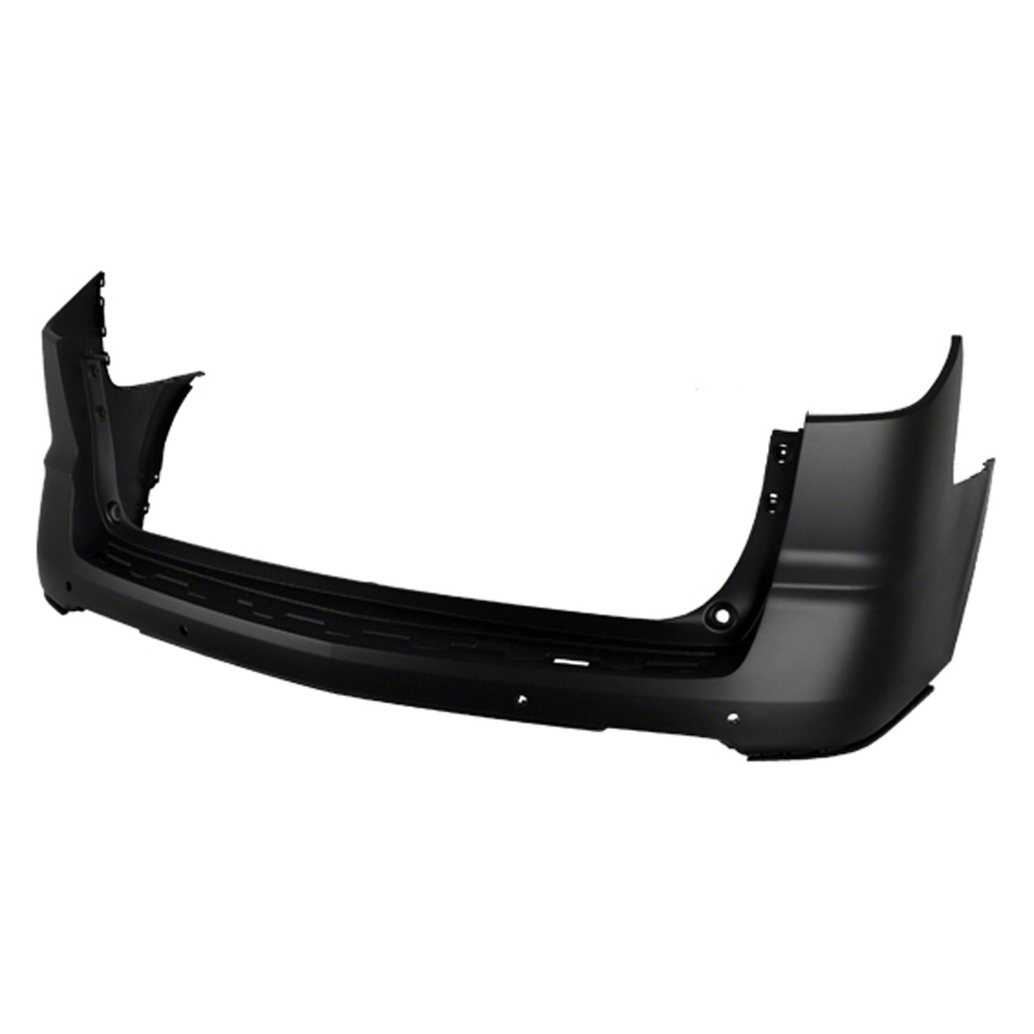 Bumper Cover Rear Upper w/Rear Object Sensors Primed CAPA for Chevrolet Traverse 2013–2017