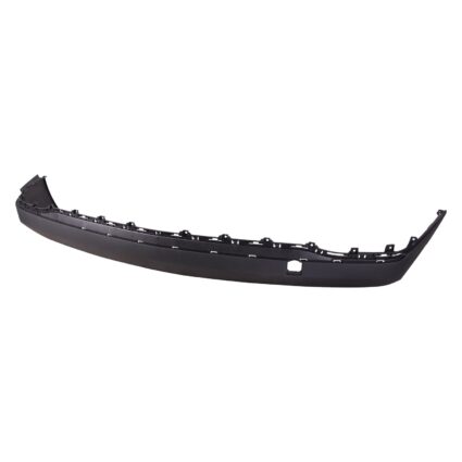 Bumper Cover Rear Lower w/o Blind Spot Sensor w/o Park Assist Single Exhaust Black CAPA for Chevrolet Equinox LT 2018–2021