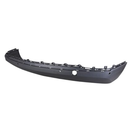 Bumper Cover Rear Lower w/Blind Spot Sensor w/Park Assist Single Exhaust Black CAPA for Chevrolet Equinox LT 2018–2023