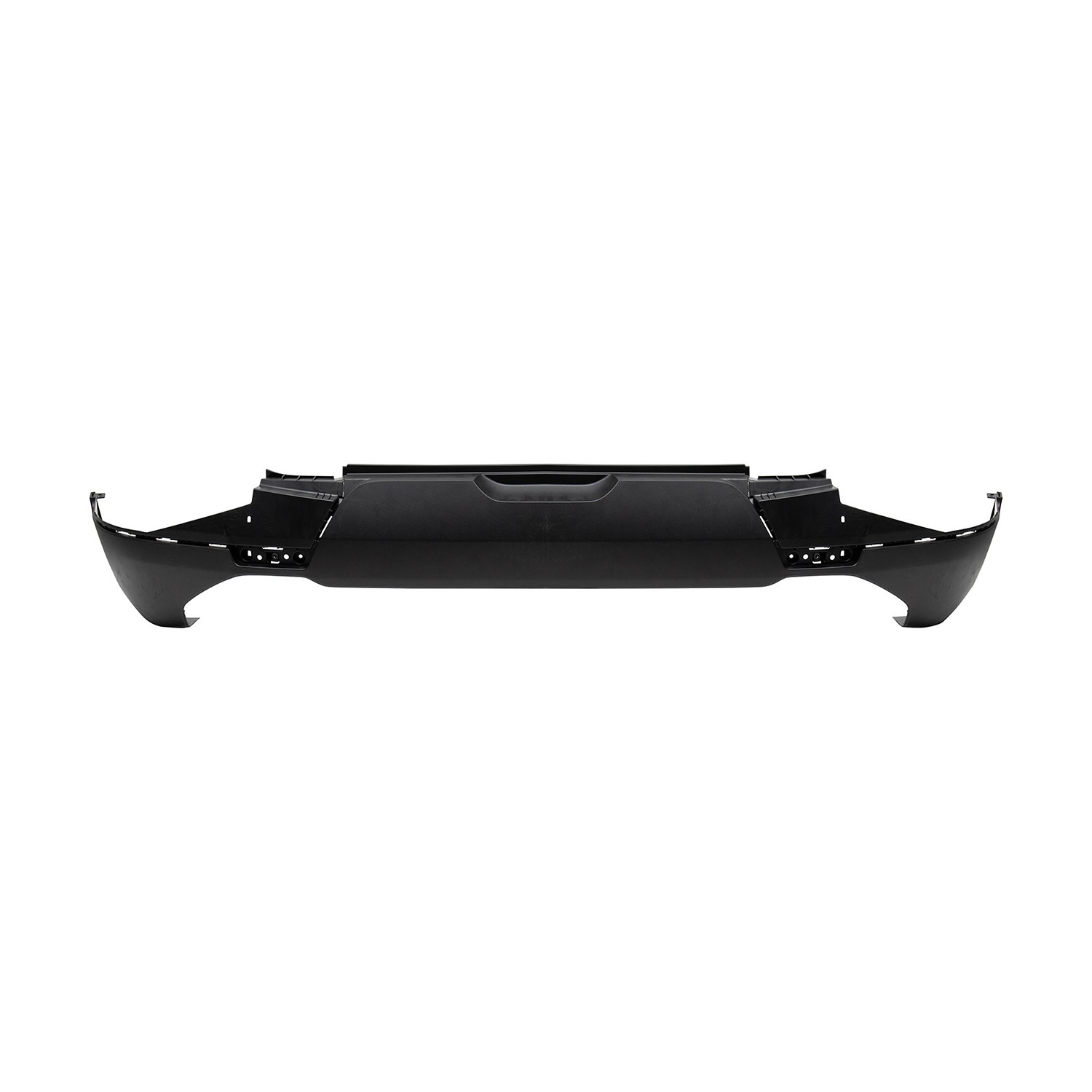 Bumper Cover Rear Lower w/o Parking Sensors Black CAPA for Chevrolet Blazer L Base True North LT 2019–2022