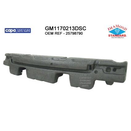 Bumper Impact Absorber Rear CAPA for Chevrolet Equinox 2010–2015