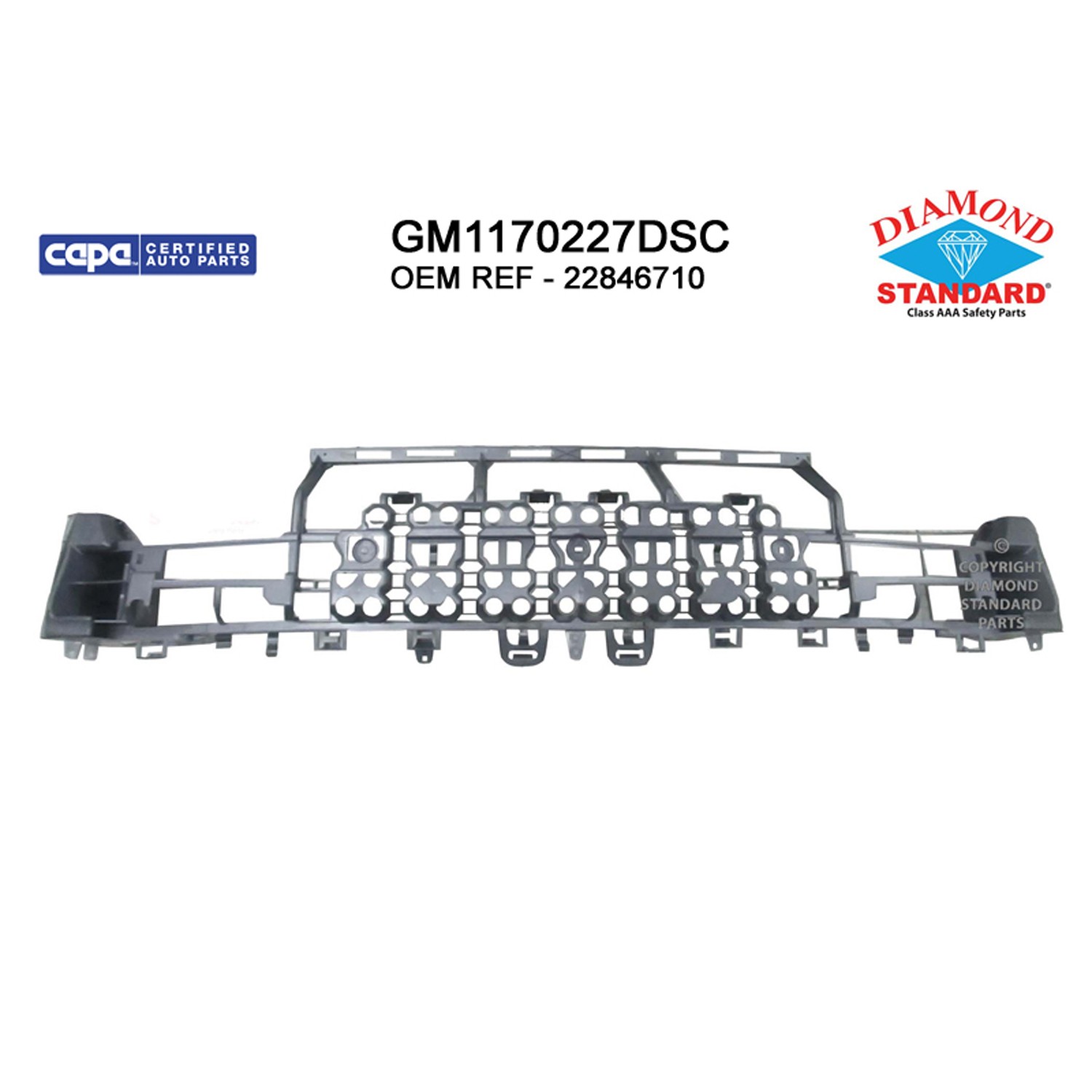 Bumper Impact Absorber Rear CAPA for Chevrolet Camaro Coupe Convertible 2010–2013